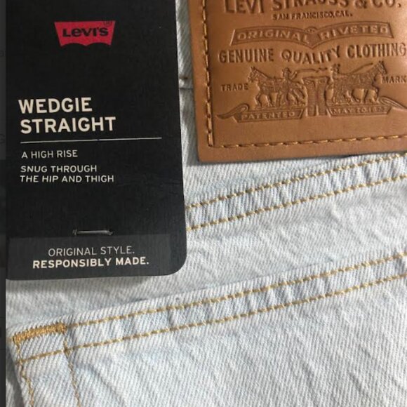 Levi's® Premium Wedgie Straight Fit Women's Jeans NWT Sz 26X28 - Picture 11 of 11
